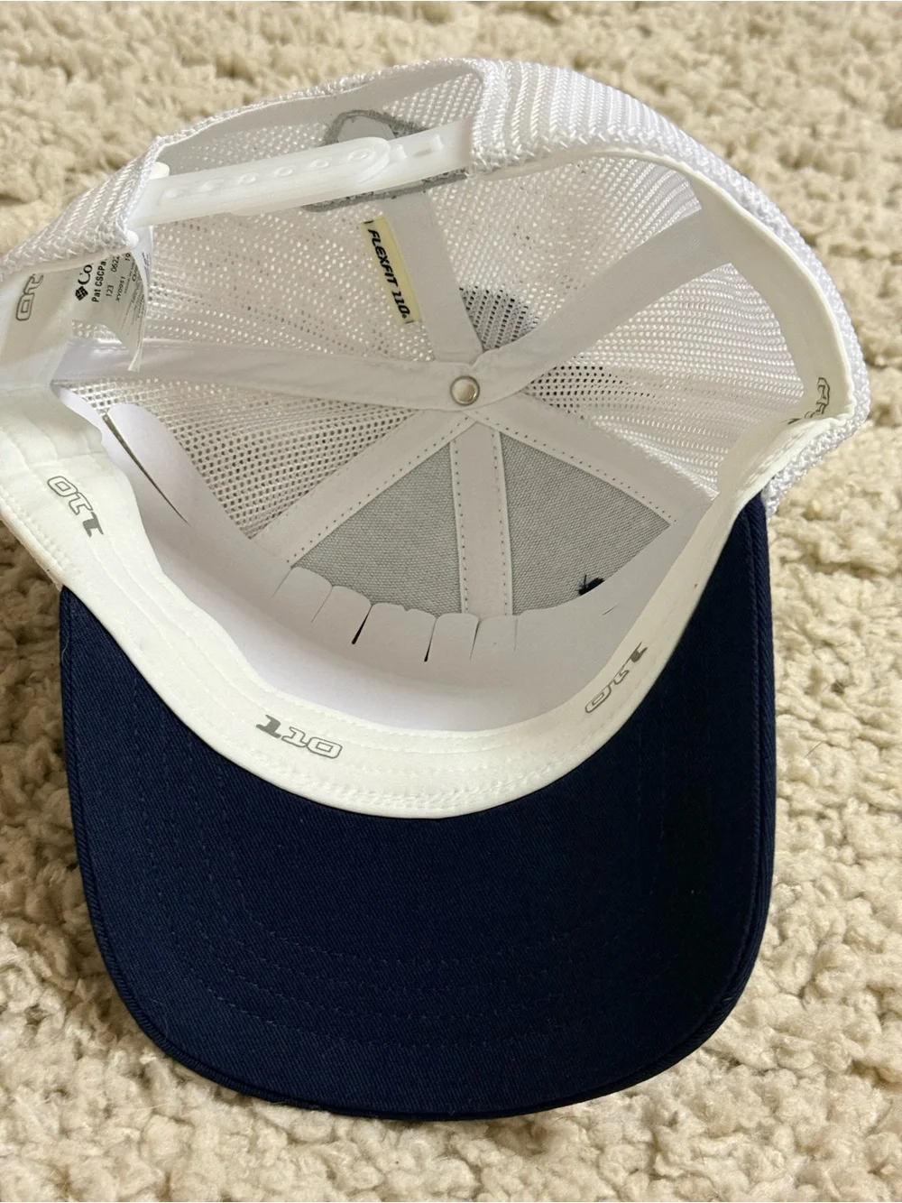 New Youth Columbia PFG Dallas Cowboys Mesh Snapback Hat - Navy